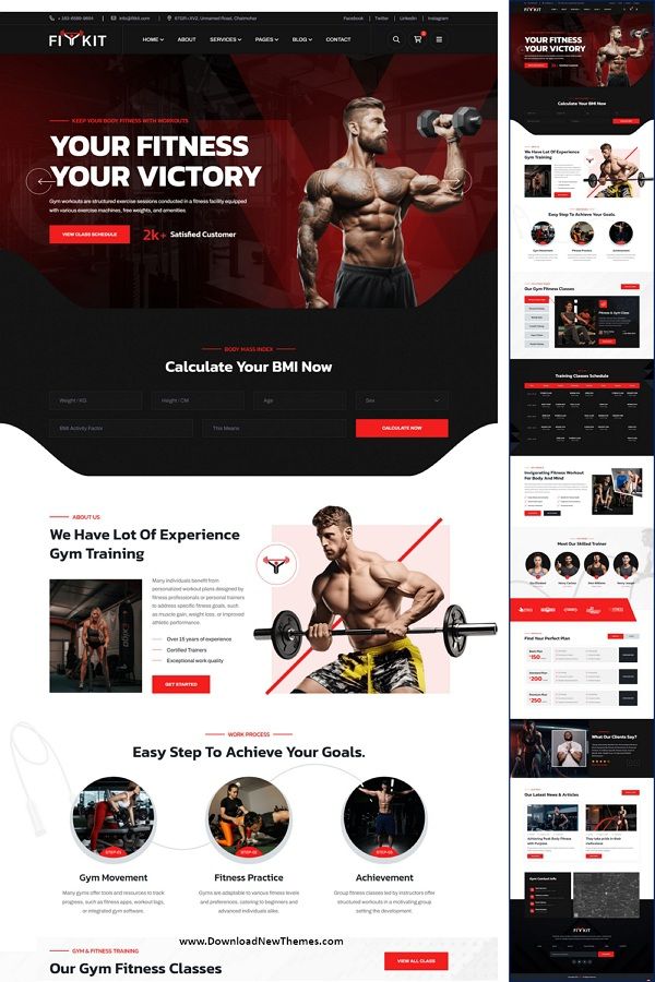 Gym Website